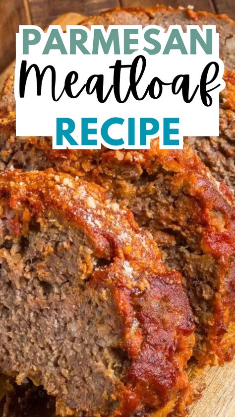 Elevate your dinner with this easy parmesan meatloaf! Made with a blend of ground beef, parmesan cheese, and Italian seasonings, this italian parmesan meatloaf offers a satisfying, savory meal. Perfect for meatloaf lovers looking for a delicious twist on the classic recipe! Seasoning For Meatloaf, Parmesan Meatloaf Recipes, Corn Casserole Crockpot, Parmesan Meatloaf, Moist Meatloaf, Cheesy Meatloaf, Perfect Meatloaf, Super Bowl Party Food, Minced Meat Dishes