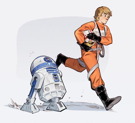 Luke Skywalker & R2-D2 | Star Wars: A New Hope | #starwars #starwarsart #starwarsfanart #lukeskywalker #r2d2 #anewhope #red5 #xwing #deathstar Star Wars Character, Star Wars Luke, Star Wars Drawings, Star Wars Film, The Force Is Strong, Original Trilogy, Star Wars Artwork, Star Wars Fan Art, Star Wars Fandom