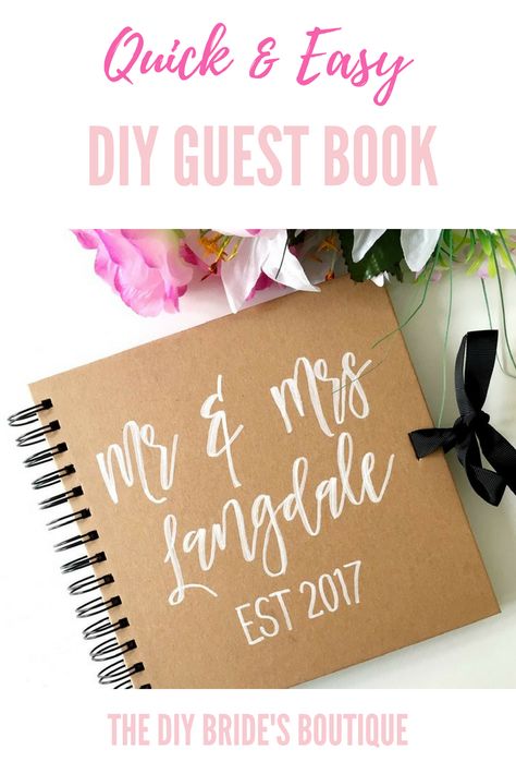 Easy Guest Book Ideas, Guest Book Diy Wedding, Photo Guest Book Wedding Table, Diy Guest Book Sign, Small Guest Book Ideas, Diy Wedding Guest Book Handmade, Diy Sweet 16 Guest Book Ideas, Wedding Guestbooks Ideas Diy, Wedding Guest Book Ideas Diy