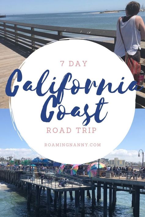 One of the most iconic road trips in the United States is driving route 1 on the California Coast. Here is a 7 day itinerary full of fun and adventure in the Golden State. #california #roadtrip #goldenstate #californiacoast #route1 #visitcalifornia California Road Trip Map, Traveling Usa, Things To Do In Orlando, 7 Day Itinerary, California Coast Road Trip, Santa Cruz Beach Boardwalk, Downtown Santa Barbara, California Roadtrip, Best Road Trips