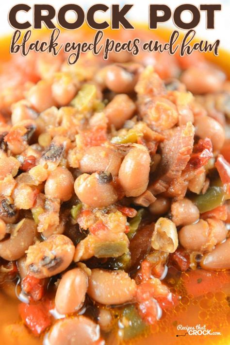 Are you looking for an easy and delicious way to cook up dried black eyed peas? Our Crock Pot Black Eyed Peas and Ham Recipe has an amazing flavor and is the perfect all day slow cooker recipe. Black Eyed Peas And Ham Recipe, Crock Pot Black Eyed Peas, Black Eyed Peas And Ham, Dried Black Eyed Peas, Black Eyed Peas Recipe Crock Pot, Blackeyed Pea Recipes, Recipes Crock Pot, Crockpot Soups, Vegan Crockpot