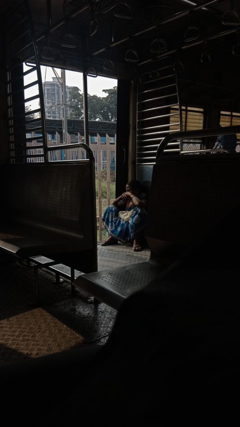 #aesthetic #darkaesthetic #train #pin #interest #pinterest #alone #woman #indian Indian Train Aesthetic, Train Indian, Train View, Indian Train, Train Aesthetic, Pin Interest, Instagram Wallpaper, Indian Aesthetic, New Chapter