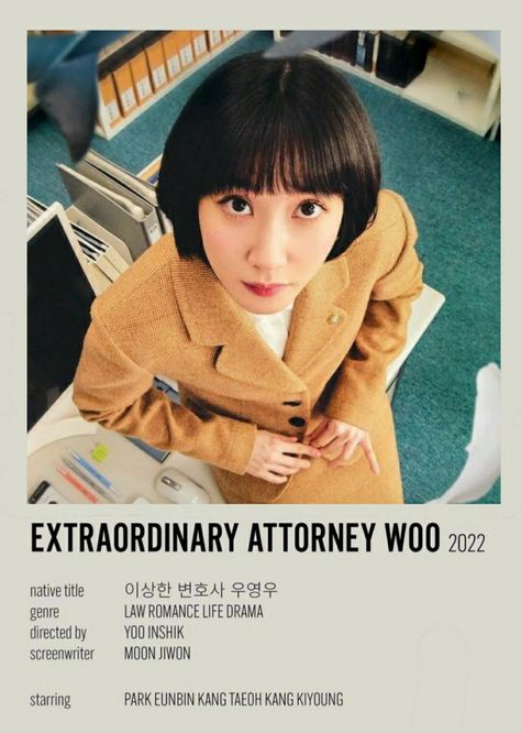 Extraordinary Attorney Woo Poster, Kdramas To Watch, Minimalistic Poster, Extraordinary Attorney Woo, Attorney Woo, Korean Drama Tv, Korean Drama List, Tv Channels, Thai Drama