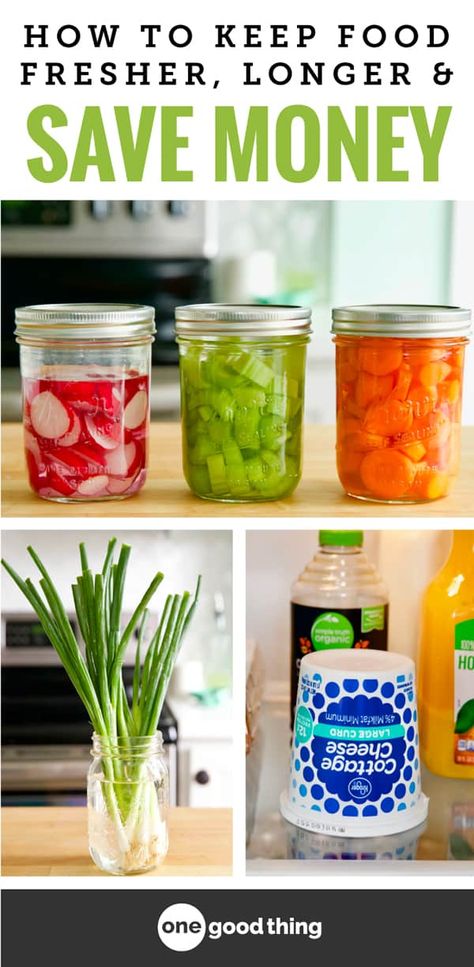 Easy Tricks, Storage Tips, Reduce Food Waste, Food Facts, Food Fresh, Save Food, Food Store, Simple Tricks, Food Waste