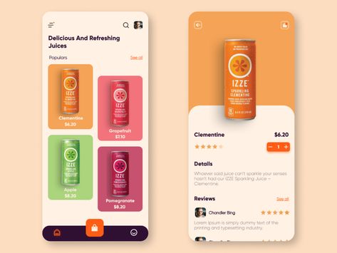 Drink App, Create Your Own App, Web Design Ux Ui, Sparkling Juice, Motion App, Juice Branding, Creative Web Design, Pressed Juice, Mobile Ui Design