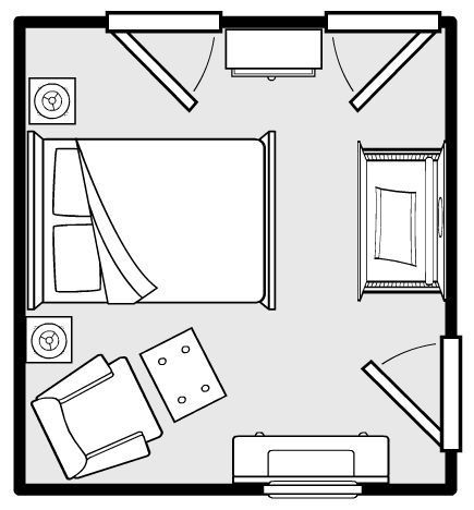 guest roomnursery layoutsomething similar may work Nursery With Queen Bed Layout, Guest Room Layout, Bedroom Guest Rooms, Guest Room Nursery, Nursery Guest Room Combo, Guest Room Combo, Nursery Layout, Nursery Guest Room, Shared Girls Room