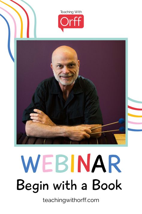 Roger Sams shares tried and true picture books that enhance music and movement learning and create a playful environment in your classroom, be it socially distanced in person or remote. He models lessons that include singing, chanting, movement accompanied by piano, rhythmic activities, and basic music literacy. Distance Learning | Free Printable | Orff Activities | Orff Music Education | Elementary Music Teacher Orff Lessons, Orff Activities, Orff Music, Elementary Music Teacher, Music Lesson, Music Teachers, Music Teaching, Music And Movement, Orff