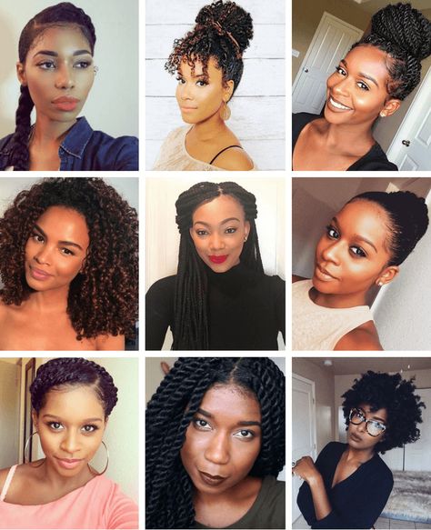 professional-natural-hairstyles_general Professional Black Hairstyles, Braids For Work, Professional Natural Hairstyles, Hairstyles For Work, Transitioning Hairstyles, Pelo Afro, 4c Hair, Natural Hair Styles Easy, Work Hairstyles