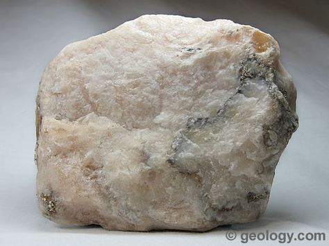 Gypsum from Grand Rapids, Michigan.  Specimen is approximately 4 inches (10 centimeters) across. Gypsum Rock, Gypsum Mineral, Gypsum Powder, Michigan Rocks, Hand Lens, Metamorphic Rocks, Portland Cement, Sedimentary Rocks, Beautiful Rocks