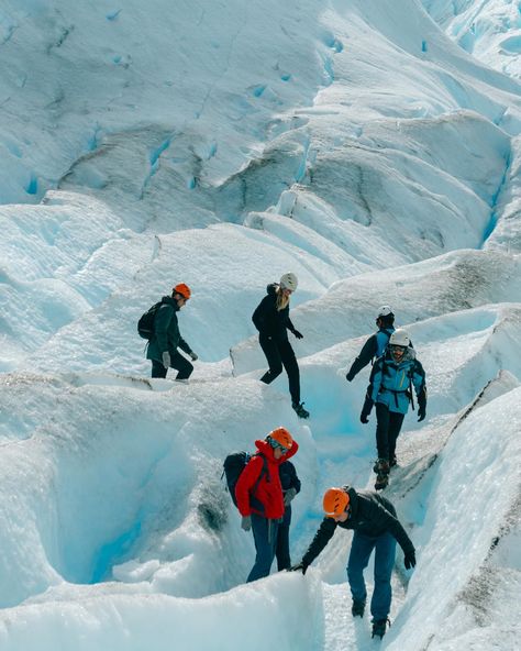 A QUICK GUIDE TO PERITO MORENO GLACIER IN PATAGONIA 🧊*save this post* If you’re in El Calafate, a mini glacial hike on Perito Moreno is a must! 🚐 Located roughly 50 miles/1-hour from El Calafate, you can get to the glacier national park using public buses, renting a car, take a taxi, or booking a tour. I recommend the latter for sake of ease. If you use the bus, be sure to book a ticket ahead of time during peak season (November to March). Renting a car gives you the most freedom. Using a ... Trekking Equipment, Perito Moreno Glacier, Glacier National, Rent A Car, The Bus, Glacier National Park, Quick Guide, Buses, A Car