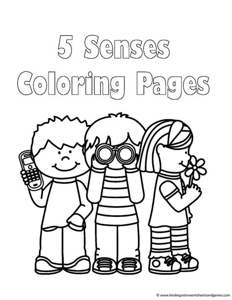 5 Senses Coloring Page, My Body Coloring Page Preschool, 5 Senses Coloring Page Preschool, 5 Senses Crafts Preschool Free Printable, Five Senses Coloring Page, Senses Coloring Page, 5 Senses Art Preschool, 5 Senses Preschool Activities, 5 Senses Crafts Preschool