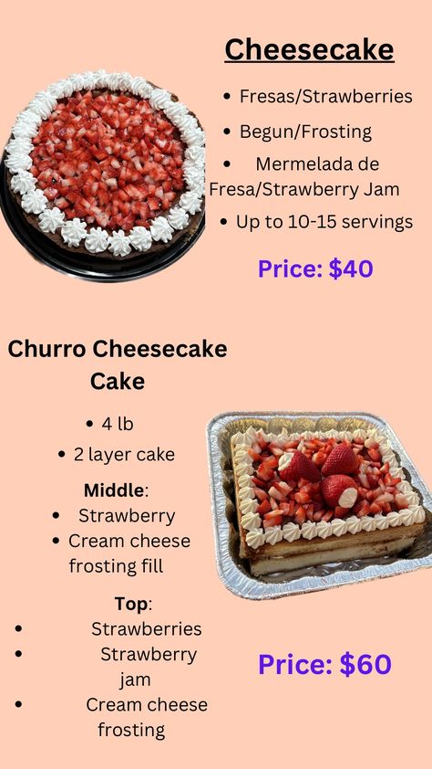 Valentines Churro Cheesecake, Churro Cheesecake Decoration, Buissnes Ideas, Cheesecake Treats, Cheesecake Decoration, Strawberry Shortcake Cheesecake, Churro Cheesecake, Strawberry Cream Cheese Frosting, Desert Ideas