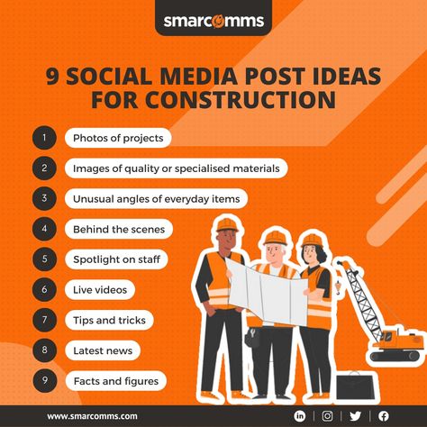 Construction Marketing Ideas Social Media, Construction Content Ideas, Construction Company Social Media Post, Construction Social Media Posts, Construction Marketing Ideas, Construction Social Media, Construction Marketing, Company Ideas, Feed Goals