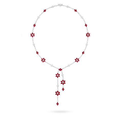 A ruby and diamond necklace of rare beauty, inspired by delicate flowers. Explore a world of exceptional gemstone jewelry at the Harry Winston website. Harry Winston Diamond Necklace, Harry Winston Necklace, Harry Winston Jewelry, Harry Winston Diamond, Ruby And Diamond Necklace, Fashion Layout, Harry Winston, Delicate Flowers, Rare Beauty