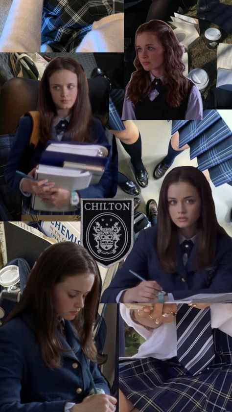 Rory Gilmore Chilton, Chilton Rory, Gilmore Girls Rory, Gilmore Girls Seasons, Live Love Life, Wallpaper Icon, Nerd Girl, Girls Uniforms, Rory Gilmore