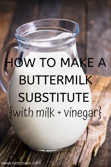 Make Buttermilk With Vinegar, Buttermilk Replacement, Make Buttermilk, Buttermilk Substitute, How To Make Buttermilk, Buttermilk Recipes, Vinegar Uses, Homemade Buttermilk, Baking Substitutes