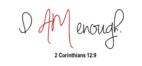 I Am Enough Bible Tattoo, I Am Enough Tattoo, Just Breathe Tattoo, Bible Quote Tattoos, Tattoo Sister, Enough Tattoo, Biblical Tattoos, God Tattoos, Big Brown Eyes