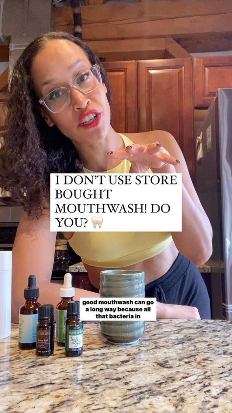 ‼️ATTENTION : Thejenjones is my ONLY FACEBOOK page! If you see an account with the name Dr Jen Jones herbs home..it is a FAKE page. They are using my videos to scam YOU out of money! I am not a Doctor! I have been loving this homemade mouthwash!!! Now always remember…I’m not yo mama, I’m your frieennnd!…so always research anything you are putting into your mouth 😏😂okayyy!!!! I am all about healing naturally, so here is my list of things I do for my body: Deodorant/armpits: clay mask 1-2x a we Herbs For Body Odor, Clove Mouthwash Diy, Vegan Mouthwash, Holistic Mouthwash, All Natural Mouthwash, Diy Mouthwash, Remedies For Dry Mouth, Best Mouthwash, Homemade Mouthwash