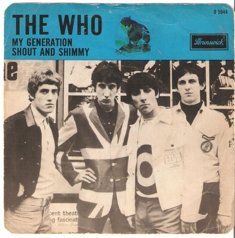 The Who Dutch 45 My Generation, very rare picture sleeve The Who Band, Keith Moon, My Generation, Roger Daltrey, 60s Music, Classic Rock And Roll, Lp Cover, British Invasion, Record Sleeves