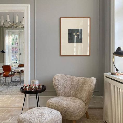 The Best Classic Paint Colors For A Timeless Living Room - The Nordroom Neutral Living Room Colors, Pavilion Grey, Farrow Bal, Timeless Living Room, Wooden Window Frames, Paint And Paper Library, Farrow And Ball Paint, Farrow And Ball, Classic Living Room