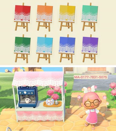 Anch Ideas, Motif Acnl, Ac New Leaf, Clothing Store Design, Animal Crossing Guide, Acnh Designs, Animal Crossing Qr Codes Clothes, Qr Codes Animal Crossing, Animal Crossing Characters