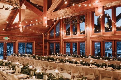 Winter Lodge Wedding, Venue Interior, Ski Lodge Wedding, Chalet Wedding, Lodge Reception, Small Winter Wedding, Seattle Winter, Wedding Venues Washington State, French Chalet