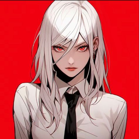 White Hair And Red Eyes, 3d Karakter, 얼굴 드로잉, Pfp Ideas, Character Inspo, Korean Art, Digital Art Anime, Drawing Images, Anime Oc