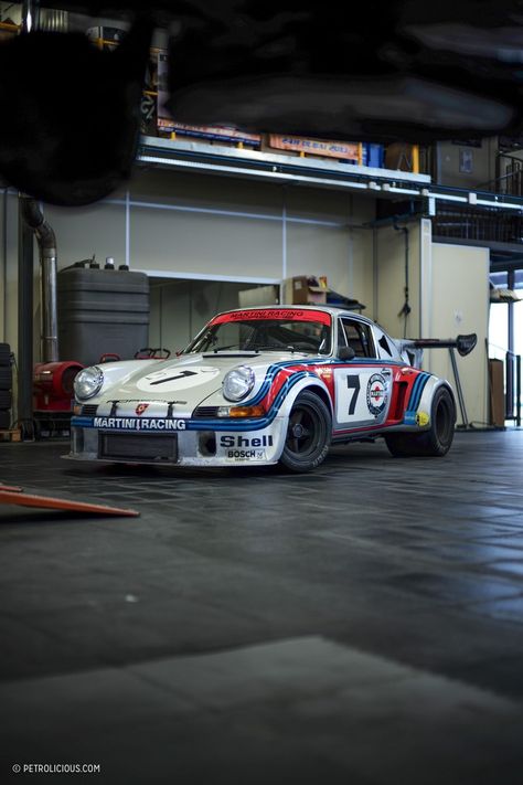 GALLERY: Porsche Paradise Lies Just Outside Paris • Petrolicious Martini Racing Porsche, Porsche Rsr, Porsche Racing, Porsche Sports Car, Porsche 935, Vintage Sports Cars, Porsche Motorsport, Ferdinand Porsche, Martini Racing