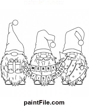 Christmas Coloring Sheets, Pyrography Patterns, Christmas Card Art, Gnomes Crafts, Christmas Drawing, Christmas Coloring Pages, Digi Stamps, Cute Coloring Pages, Free Printable Coloring