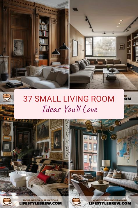 Transform your small living room with these 37 inspiring design ideas! Discover effective layout techniques, stylish furniture choices, and clever decor tips that will help you maximize your cozy space. From bold color schemes to multifunctional furniture designs, find the perfect balance of style and functionality. Explore how to use lighting, accents, and textiles to create a warm and inviting atmosphere Vintage Living Room Layout, Trending Living Rooms, 10x10 Living Room, Small Living Room Furniture Layout, Small Condo Living, Stylish Living Room Ideas, Small Living Room Design Ideas, Clever Decor, Small Tv Room