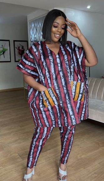 Trouser And Top For Ladies, Ankara Trousers, 2piece Outfits, African Print Dress Ankara, African Wear Dresses, African Inspired Clothing, African Fashion Traditional, African Fashion Ankara, African Fashion Modern