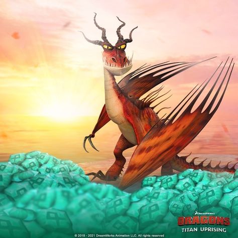 Dragons: Titan Uprising on Instagram: “Vikings! Bring Your Own or Try Out Hookfang in battle to win Runes as a reward! 🤩 #TitanUprising #HowToTrainYourDragon #HTTYD #Dragons” Httyd Hookfang, Dreamworks Dragons, Httyd Dragons, Httyd, How To Train Your Dragon, How To Train Your, Dreamworks, Runes, To Win