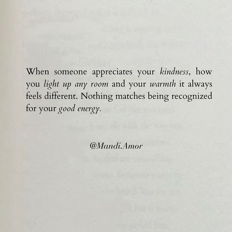 Ever notice how some souls just radiate differently? They’re the ones who walk into a room and instantly make it warmer, brighter, more alive. That’s not just charisma – it’s authentic energy that can’t be faked. When someone sees that light in you, when they recognize your genuine kindness and the way you naturally uplift others, it hits different. It’s like they’re seeing the real you, the essence of who you are beyond the surface. You know that feeling when someone gets it? When they und... It Hits Different, Thought Daughter, Hits Different, That Feeling, Writing Words, Appreciate You, Liking Someone, Good Energy, Daily Reminder