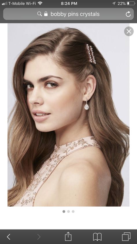 Rose Gold Crystal, Short Wedding Hair, Trending Hairstyles, Gold Crystal, Hair Accessories For Women, Prom Hair, Hair Updos, Hair Trends, Bridal Hair