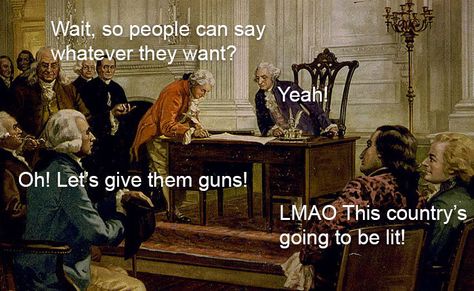 How It Went Down Historical Humor, Constitutional Convention, John Everett Millais, Constitution Day, Rap Songs, Belly Laughs, History Channel, It's Going Down, Us History