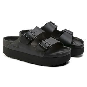 Wedge Heels for Women | buy online at BIRKENSTOCK Birkenstock Papillio, Black Birkenstock, Birkenstock Style, Two Strap Sandals, Birkenstock Black, Birkenstock Women, Birkenstock Arizona, Birkenstock Shoes, All Colors