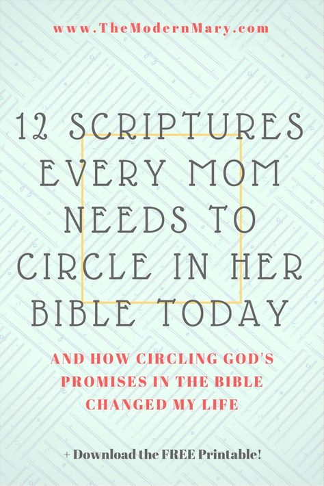 12 Scriptures Every Mom Needs to Circle in Her Bible - The Modern Mary Quotes Successful, Quotes Strong, Sagittarius Women, Mom Needs, Powerful Scriptures, Quotes Famous, Bible Promises, Bible Time, Historical Quotes