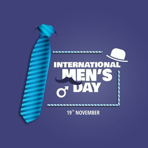 Illustration of international men's day. | Premium Vector #Freepik #vector #celebration #men #tie #mustache International Men's Day, Image Happy, Happy Presidents Day, Men Tie, Diwali Images, National Days, Usa Presidents, Men's Day, Greeting Card Illustration