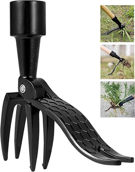 Amazon.com : OPENDGO Stand Up Weed Puller Tool Weeding Head Replacement Manual Weed Remover Aluminum Claw Weeder Root Remover Hand Tool for Outdoor Garden Lawn Without Bending,Kneeling(No Pole) : Patio, Lawn & Garden Rural Garden, Garden Tool Shed, Yard Tools, Weeding Tools, Garden Lawn, Tool Sheds, Outdoor Tools, Building Ideas, Hand Tool