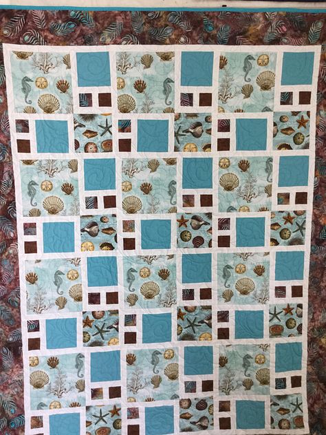 Beach Themed Quilts, Coastal Quilts, Ocean Quilt, Beach Quilt, Kids Quilts, Quilted Throw, Quilt Modernen, Quilt Of Valor, Quilts For Sale