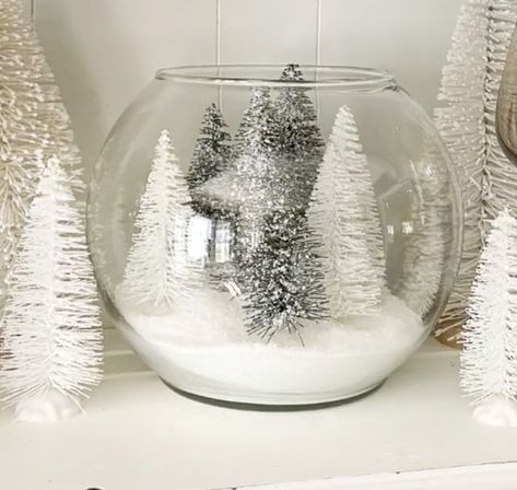 Winter Wonderland Decorations, Christmas Decor Inspiration, Winter Wonderland Christmas, White Christmas Decor, Christmas Inspo, Diy Holiday Decor, Easy Christmas Diy, Christmas Tree Themes, Holiday Diy