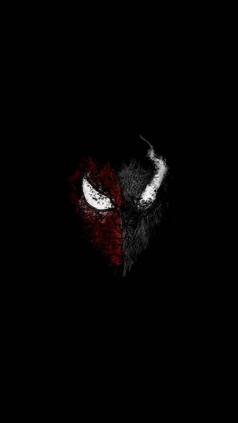 Spiderman Venom, Venom, Iphone X, Digital Artwork, Spiderman, Marvel, Wallpapers, Iphone, Red