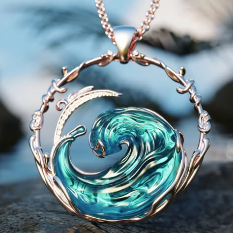 Showcasing The Tide from Aetheria. The best necklace design of 2024? 💎 #necklace Best Necklace, Ocean Cleanup, Wave Necklace, Ocean Jewelry, Oceans Of The World, Jewelry Accessories Ideas, Royal Jewels, Themed Jewelry, Rose Gold Jewelry