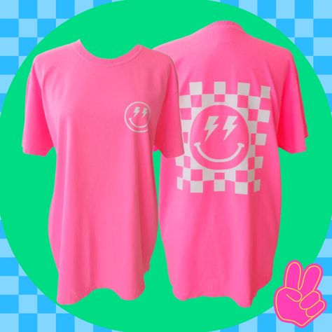 Neon Pink Vibes: Saturday Just Got Brighter🌈💖 . . . #smilesoulthreads #saturday #saturdayvibes #saturdaymood #tshirts #teeshop #tees #shirts #graphictees #fashion #tshirtbusiness #smile #happy #neon #neonpink #pink #casualchic #preppy #preppylife #preppygirl #preppylook #preppystyle #preppyaesthetic Tshirt Business, Preppy Girl, Preppy Look, Pink Vibes, Preppy Aesthetic, Preppy Style, Tee Shop, Neon Pink, Casual Chic