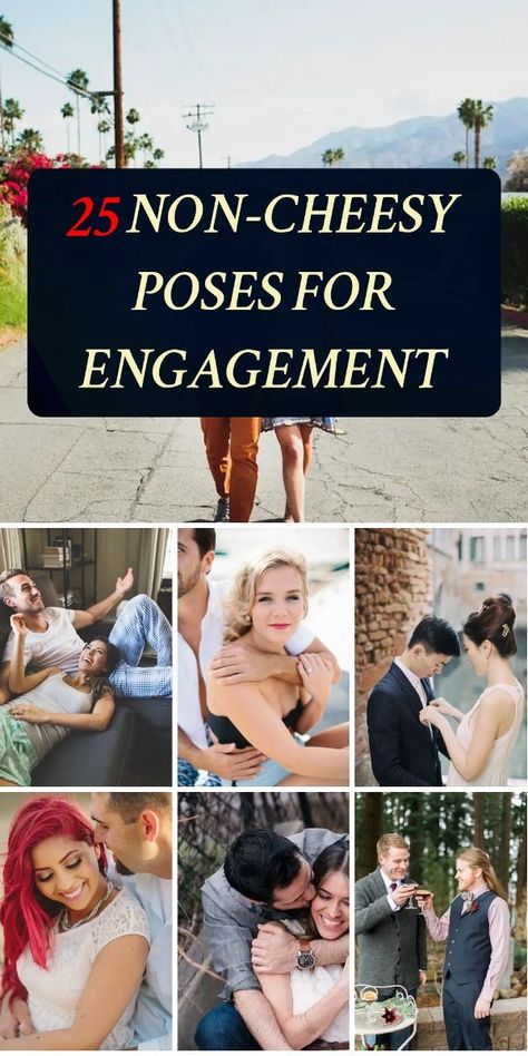 25 Unique and Creative Engagement Photo Poses #Photography #Engagement_Session #Arizona https://whispers-in-the-wind.com/creative-photo-ideas-to-capture-your-love-story/?100-cute-couple-pictures-and-pose-ideas-for-instagram-facebook-and-more Must Have Engagement Poses, Engagement Photos Not Cheesy, Not Cheesy Engagement Photos, Engagement Photos For Awkward Couples, Engagement Pictures Poses Romantic Photos, Cute Engagement Photos Ideas Creative, Playful Engagement Photos, Engagement Photo Poses Unique, Engagement Photoshoot Ideas Unique