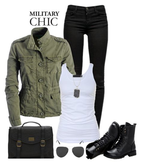 "military chic" by gallant81 ❤ liked on Polyvore featuring J Brand, Tusnelda Bloch, Vans, Stella Valle, Sunsteps, women's clothing, women, female, woman and misses Army Print Outfits, Print Outfits For Women, Military Outfits Women, Military Boots Outfit, Military Style Outfits, Military Jacket Outfits, Army Jacket Women, Military Inspired Outfit, Military Chic