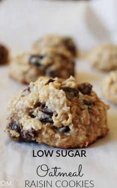 Sweet Oatmeal, Oatmeal Raisin Cookies Recipe, Low Sugar Cookies, Oatmeal Ideas, Raisin Cookies Recipe, Oatmeal Raisin Cookie, Cookies Oatmeal, Raisin Cookie, Cookie Recipes Oatmeal Raisin