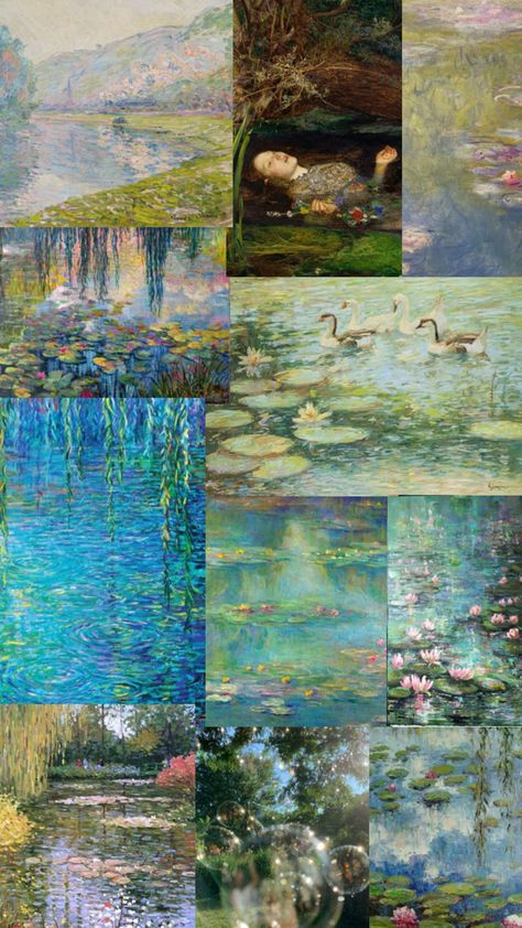 Phone Themes, Claude Monet, Makeup Art, Mood Boards, Mood Board, Craft Ideas, Nails, Makeup, Art