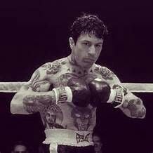 Boxing Tattoo, American Style Tattoo, Boxing Tattoos, Celeb Portraits, Robert Deniro, Emo Tattoos, Rose Tattoos For Men, Boxing Ring, Biker Tattoos