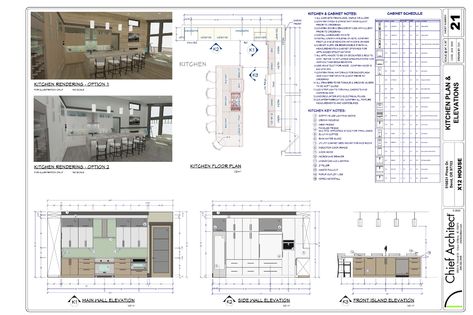 Samples Gallery | Chief Architect Architectural Representation, Electrical Layout, Chief Architect, Cad Design, Architecture Model, Interior Architecture, House Plans, Kitchen Design, Presentation